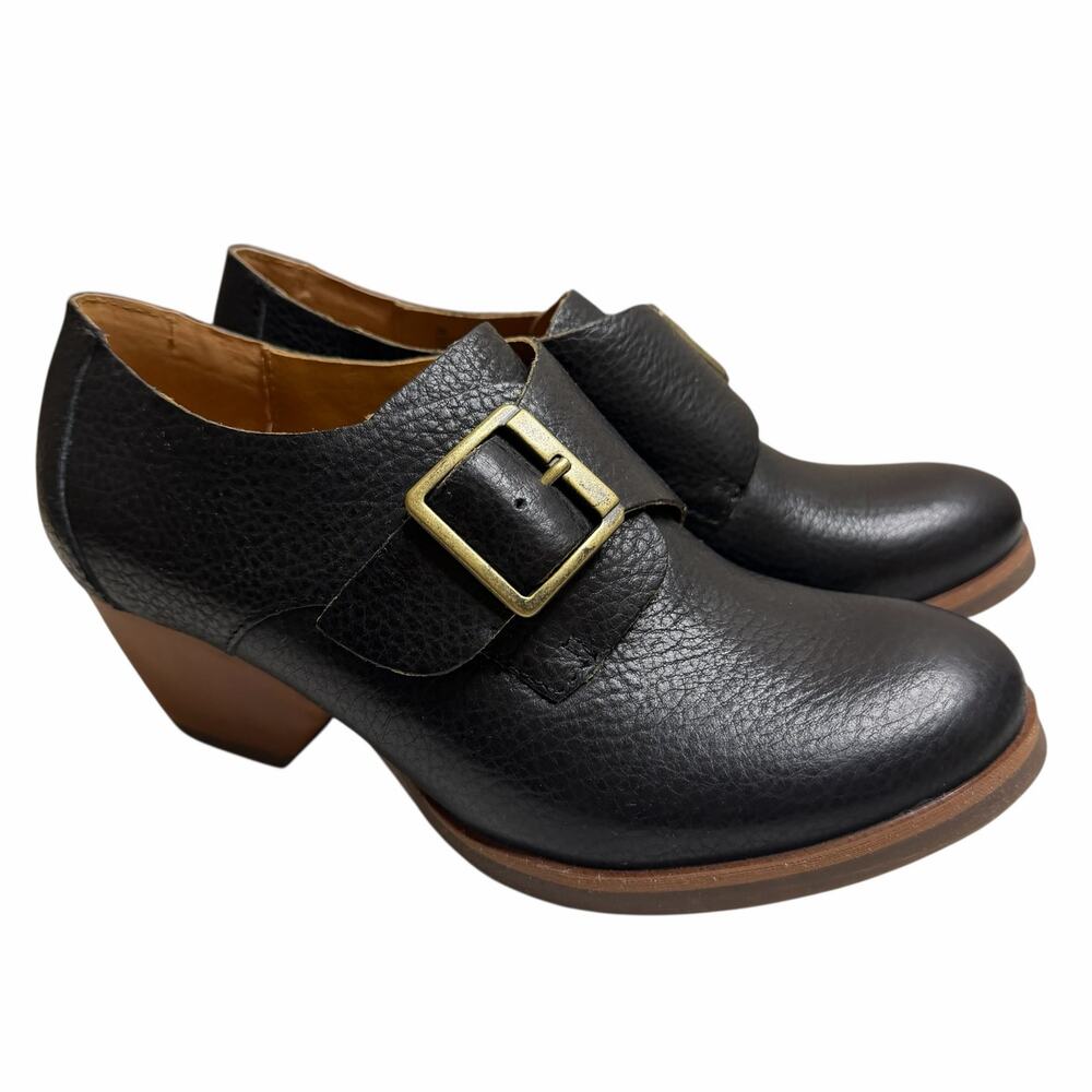Korks by Kork-Ease Nanda Leather Buckle Ankle Booties women’s 7.5